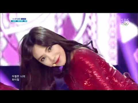 AOA   짧은 치마 @인기가요 140202