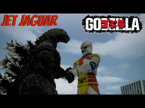Godzilla The Game - Jet Jaguar Fight + Handshake Cutscene (Our Hero Jet-Jaguar Trophy)