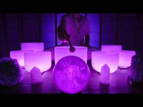 **432Hz SLEEP SOUND BATH** Singing Bowl Sleep Music for Third Eye Activation & Melatonin Production