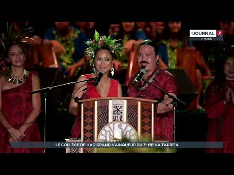 Le collège de Hao grand vainqueur du 7e Heiva Taure'a