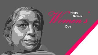 National women's day #Sarojininaidu #ppt