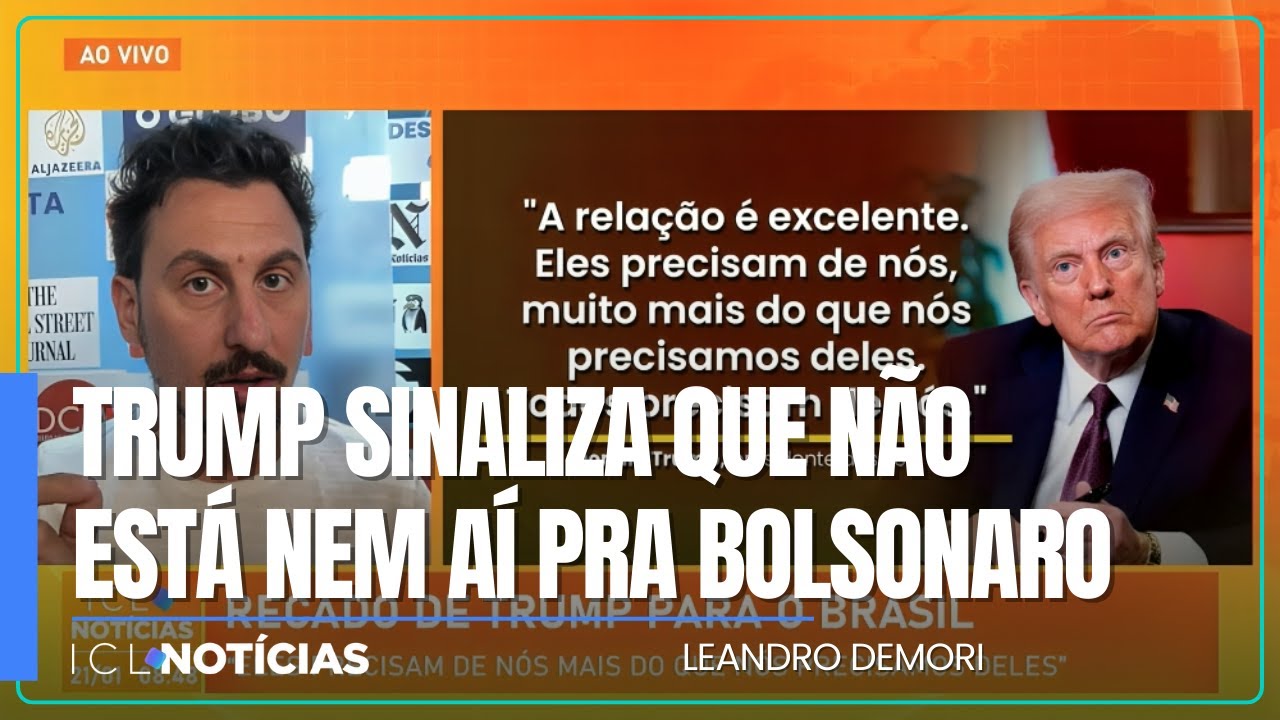 Demori: Em entrevista, Trump ignora Bolsonaro e sinaliza pouco se importar com a política brasileira