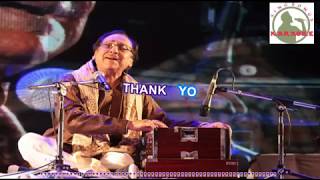 Hua Ki Haseen Haadsa .great gulam ali ghazal karaoke for