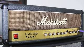 Video thumbnail for Marshall Lead 100 Mosfet (3210) '85 Playthrough by Estúdio Zero