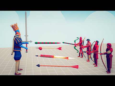 ALL ARCHERS vs EVERY UNIT - Totally Accurate Battle Simulator TABS