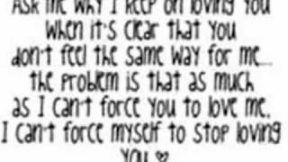 Are you ever going to love me?