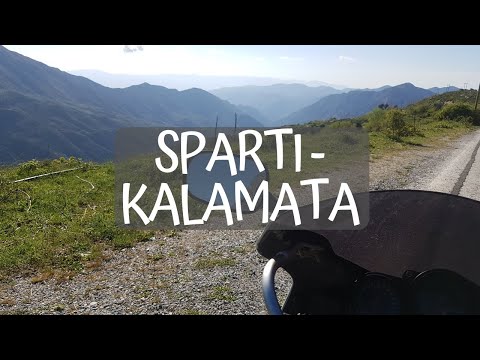 Greece - Peloponnese - Sparti to Kalamata / Europe motorcycle trip 2018 part 15