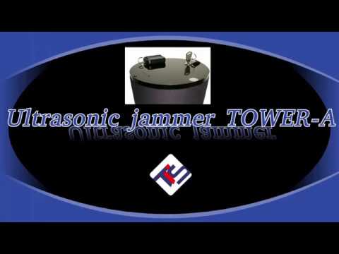 Ultrasonic jammer of voice recorders, microphones