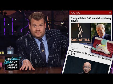Trump News Won't Go Away - Corden Catch-Up