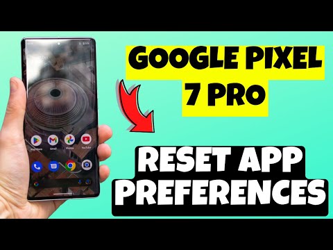 How to Reset App preferences Google Pixel 7 Pro