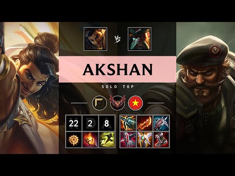 Akshan Top vs Gangplank - VN Grandmaster Patch 25.20