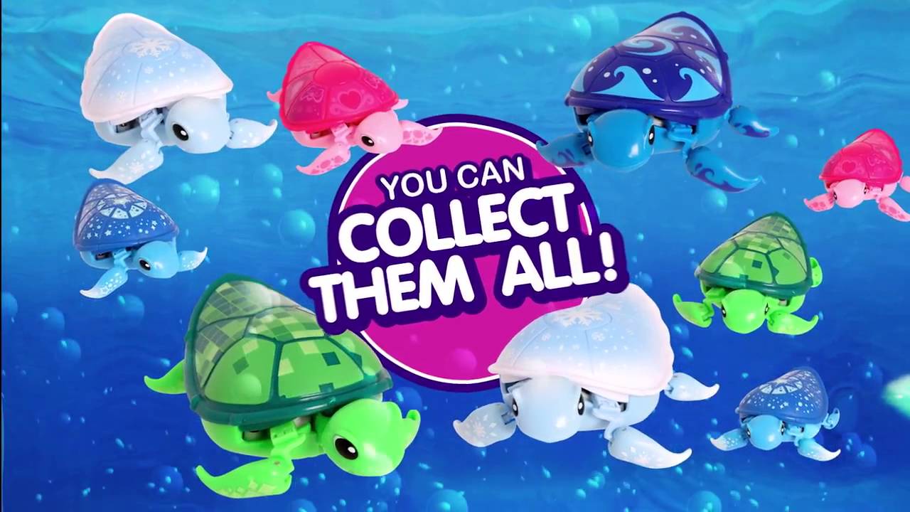 Moose Little Live Pets - интерактивная черепашка с малышом в аквариуме, серия 2