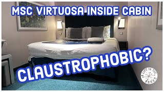MSC Virtuosa Inside Cabin Tour & Review - Claustrophobia?