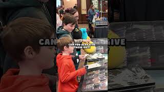 "Are you gonna put us in a video?" | Pokemon card vendor POV #pokemon #wholesome #kindness
