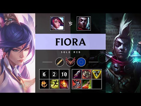 Fiora Mid vs Ekko - EUW Grandmaster Patch 25.11