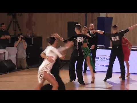141 Jakub Pozdíšek - Ester Dostálová /MČR T10 2018/ Kojetín/ Dospělí/ 1.kolo/ Samba