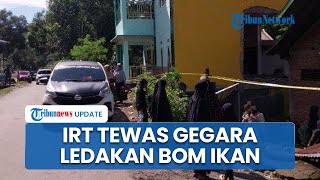 Tragis! IRT Tewas Terkapar dalam Ledakan Bom Ikan di Sulawesi Selatan, Rumah Dua Lantai Hancur