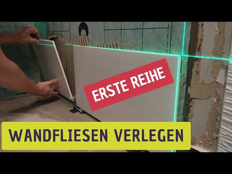 Laying wall tiles! Step-by-step instructions