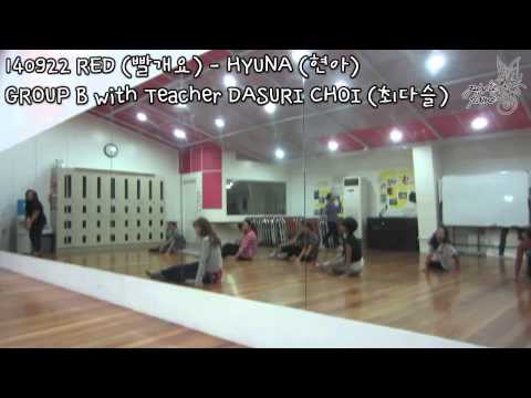 140922 RED (빨개요) - HYUNA (현아) - GROUP B - DASURI CHOI (최다슬)