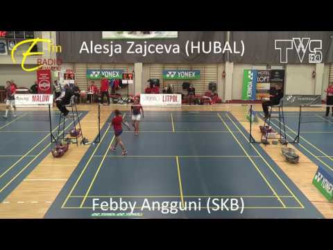 Badminton. Febby Angguni  -  Alesja Zajceva