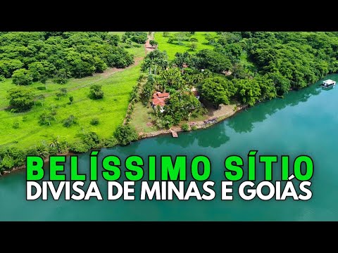 BELÍSSIMO SÍTIO À VENDA EM SÃO SIMÃO-GO NO RIO PARANAÍBA