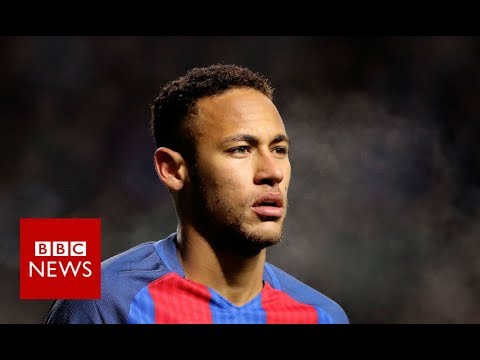 Neymar discussing a World Record transfer deal to PSG- BBC News