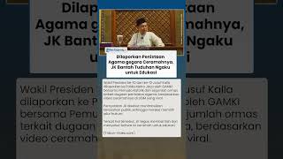 Dinilai Bikin Umat Kristen Sakit Hati, GAMKI Polisikan Jusuf Kalla terkait Isi Ceramah di UGM
