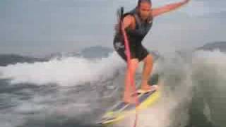 Afternoon Wake Surfing Session