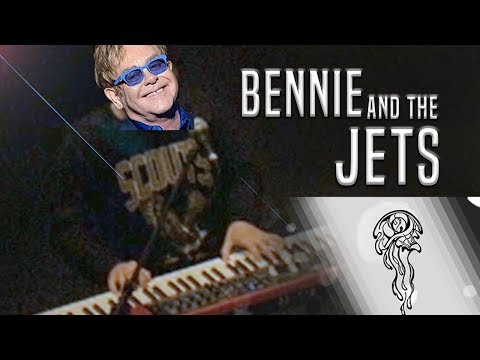 Elton John - Bennie and The Jets | Mutual Groove cover (Live Performance with Lyrics)