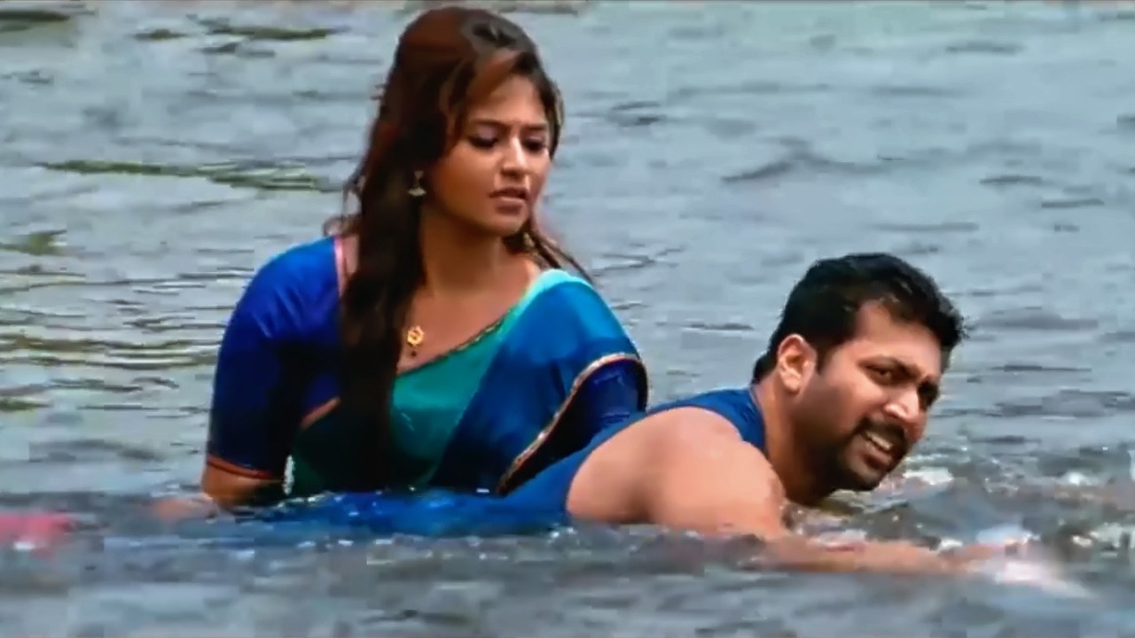 जयम रवि को स्विमिंग नहीं आती | अंजलि ने Jayam Ravi को नदी में ?