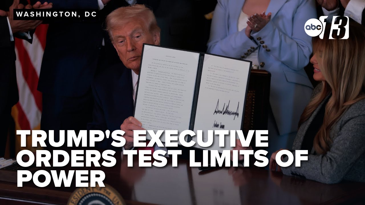 Trump's executive orders test limits of presidential power as second term nears end of first year