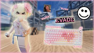 Roblox EVADE Gameplay with *CLICKY* Keyboard ASMR