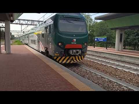 TRENO TSR ( R3 013+R3 011 ) in arrivo al binario due! linea S3 per Saronno! Train TSR for Saronno!