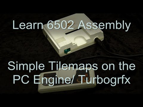 6502 Lesson S9 - Bitmap Drawing on the on the PC Engine/TurboGrafx-16 Card