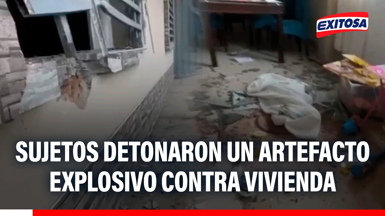 🔴🔵 Sujetos detonaron un artefacto explosivo contra vivienda y dejan carta extorsiva