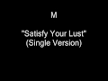 M - Satisfy Your Lust (B-Side Version) (Robin Scott) [HQ Audio]