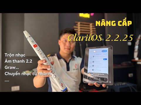 Nâng cấp Sáo Điện Tử Clarii Mini (ClariiOS 2.2.25) - Việt Trang Music 0924.644.222