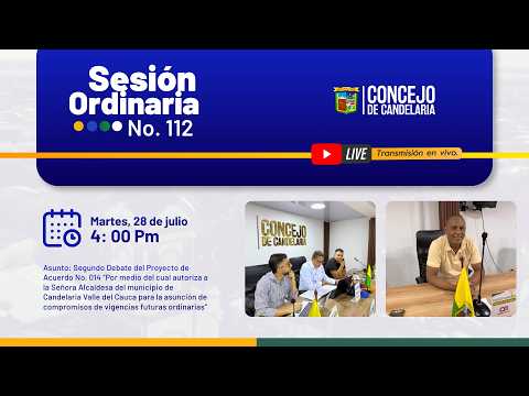 SESIÓN ORDINARIA No.112