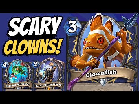Clownfish is SCARY STRONG in Murloc Shaman.
