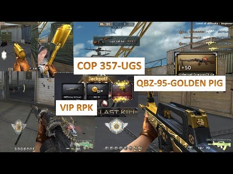 CrossFire Philippines 2019: Winning Cop 357-UGS and QBZ-95--Golden Pig Game Play
