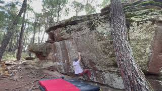 Video thumbnail of Rude man, 7b+. Albarracín