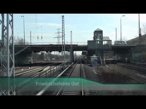 Führerstandsmitfahrt S-Bahn Berlin Ostbahnhof - Ahrensfelde
