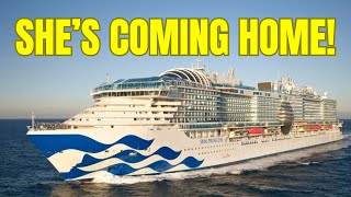 Sun Princess is on her way home to Florida!