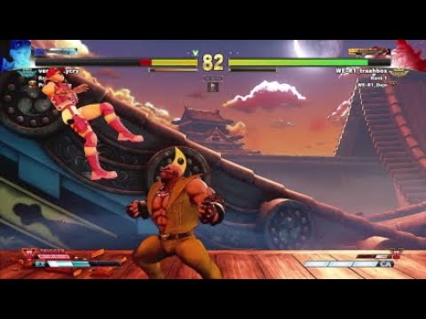 vergilmaycry vs trashbox - Lucia - Birdie - Street Fighter V - SFV - SFAE - Capcom - PS4