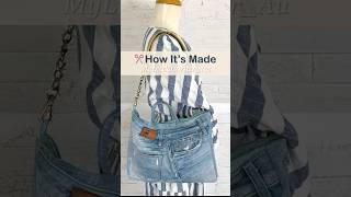Old Denim, New Bag. | Handmade Tote from Upcycled Jeans