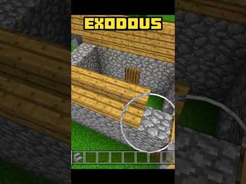 Exodous - I made a villager his House 🤝 || #minecraft #minecraftbuild