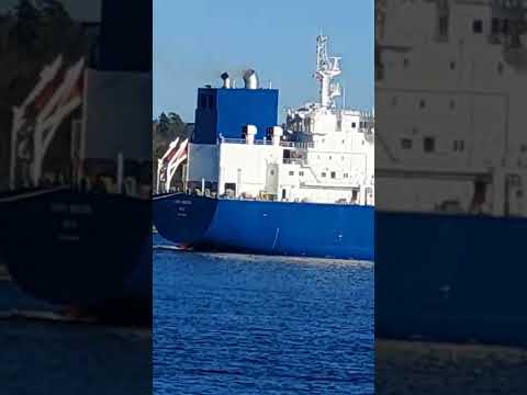 Ship Yara Nauma, tugboat Belos. Skip, skib, skepp, un barco, um navio, Schiff, schip, nave, bateau.