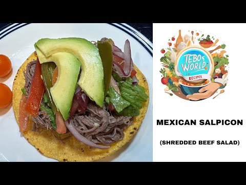 Mexican Salpicon Recipe with History | Traditional Shredded Beef Salad