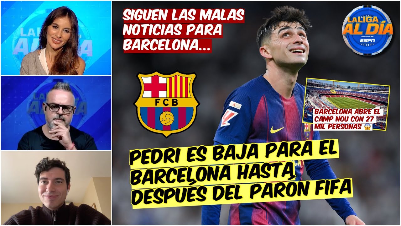 Barcelona PIERDE a PEDRI pero recupera a DANI OLMO y Robert LEWANDOWSKI | La Liga Al Día