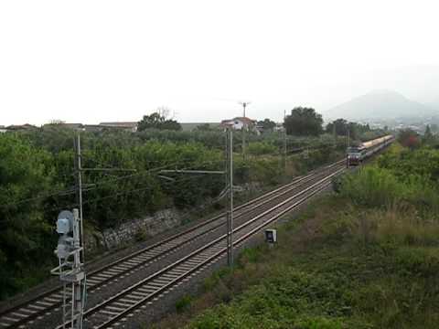 EXP 853 Roma Tni - Agrigento (E656.476) ex Freccia Del Sud a Minturno Scauri